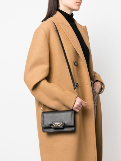 Michael Michael Kors Heather Small Crossbody Bag In Schwarz