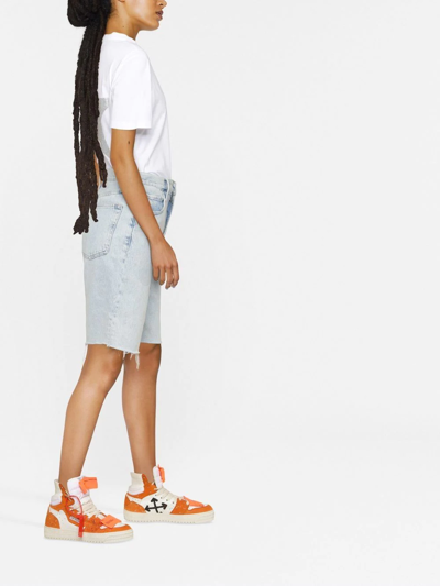 Golden Goose White T-shirt With Logo In Weiss