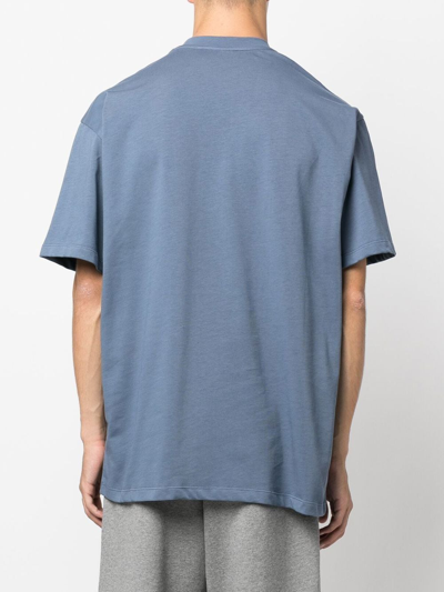 Shop Just Don Graphic-print Short-sleeve T-shirt In Blau