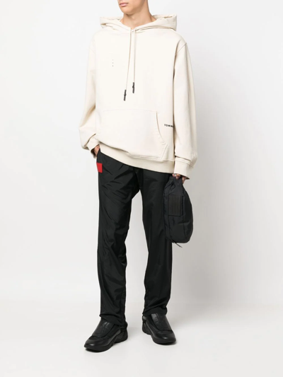 424 Logo-patch Lightweight Track Pants In Schwarz