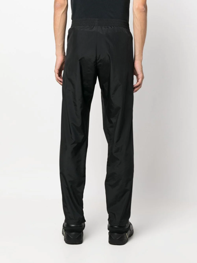 Shop 424 Logo-patch Lightweight Track Pants In Schwarz