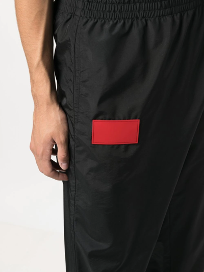 424 Logo-patch Lightweight Track Pants In Schwarz