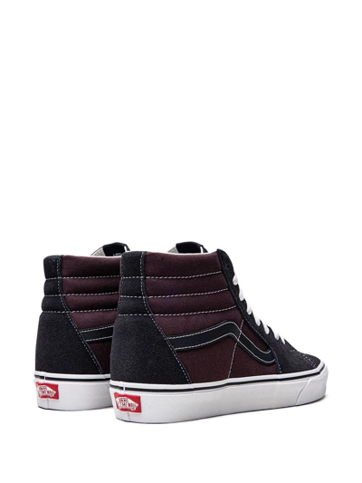 Vans Sk8-hi Panelled Sneakers In Blue