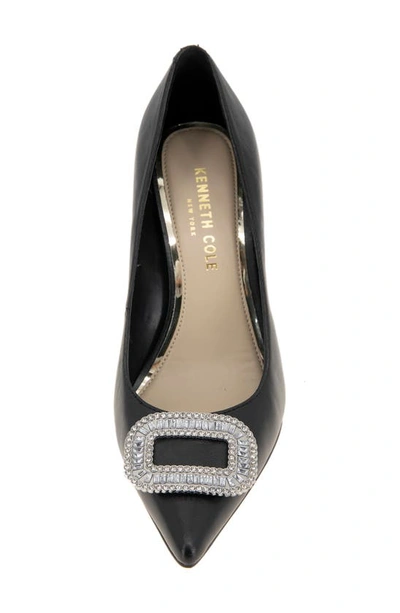 Shop Kenneth Cole Romi Jewel Pointed Toe Pump In Black