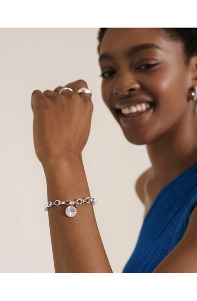 Shop Monica Vinader Infinity Chain Bracelet In Sterling Silver