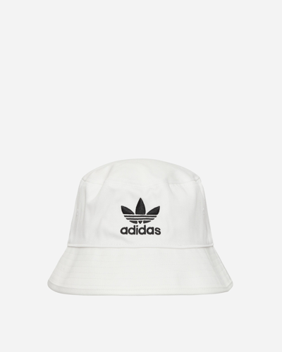Adidas Originals Originals Washed Bucket Hat In White
