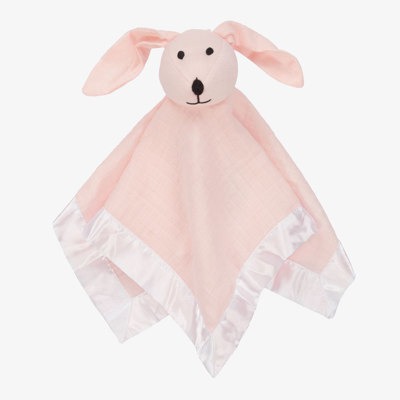 Shop Aden + Anais Girls Pink Cotton Muslin Bunny Doudou (41cm)
