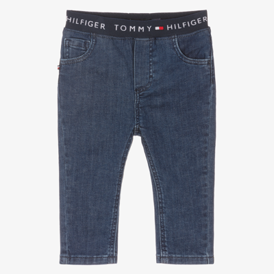 Shop Tommy Hilfiger Boys Dark Blue Baby Denim Jeans