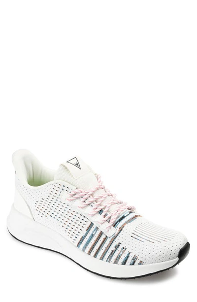 Vance Co. Vance Co Brewer Knit Athleisure Sneaker In White