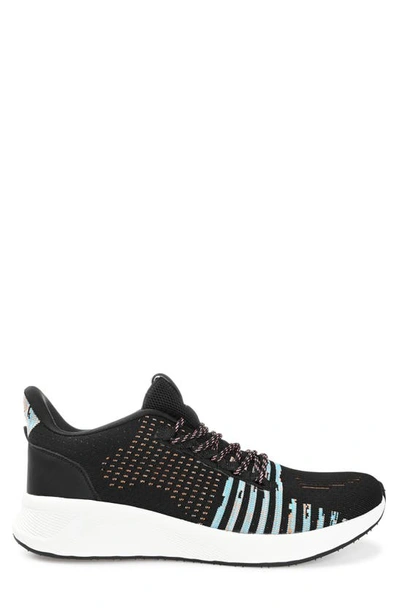 Shop Vance Co. Brewer Knit Athleisure Sneaker In Black