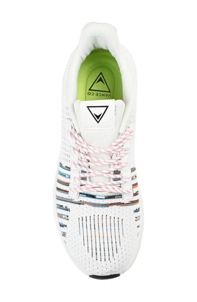 Vance Co. Vance Co Brewer Knit Athleisure Sneaker In White