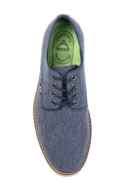 Shop Vance Co. Vance Co Ammon Canvas Derby In Blue