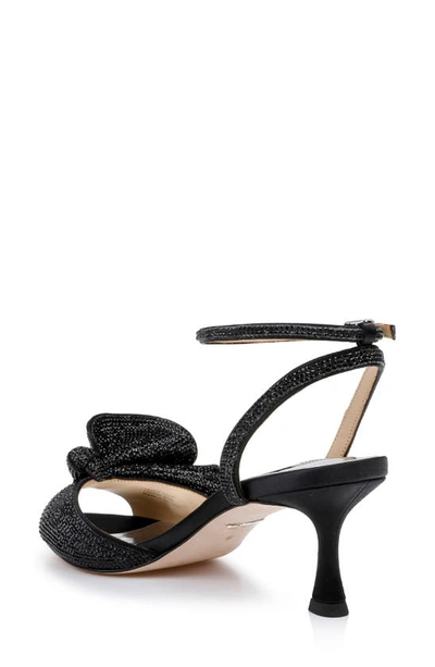 Shop Badgley Mischka Remi Sandal In Black