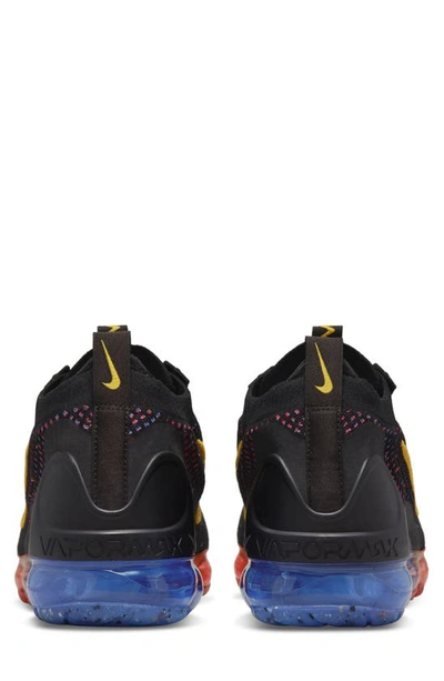 Shop Nike Air Vapormax 2021 Fk Se Sneaker In Black/ Gold/ Photo Blue