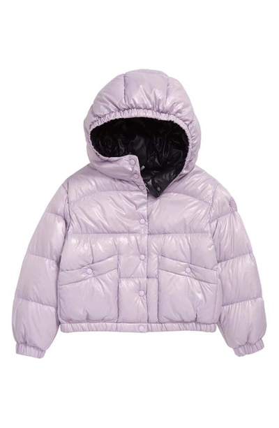 Moncler Bardanette Shell-down Puffer Jacket 4-14 Years In Purple