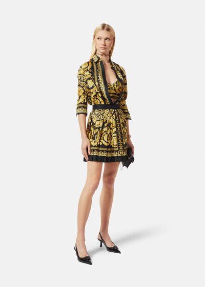 Shop Versace Barocco Bralette Top, Female, Print, 50