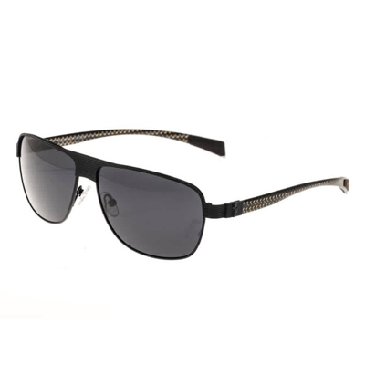 Shop Breed Hardwell Titanium Sunglasses In Black / Spring