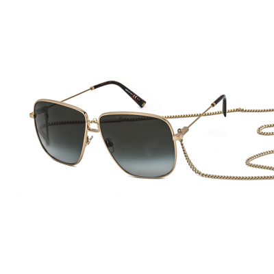 Shop Givenchy Grey Gradient Square Unisex Sunglasses Gv 7183/s 0j5g/9o 63