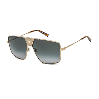 Shop Givenchy Grey Gradient Pilot Unisex Sunglasses Gv 7162/s 02f7/9o 63 In Gold Tone,grey