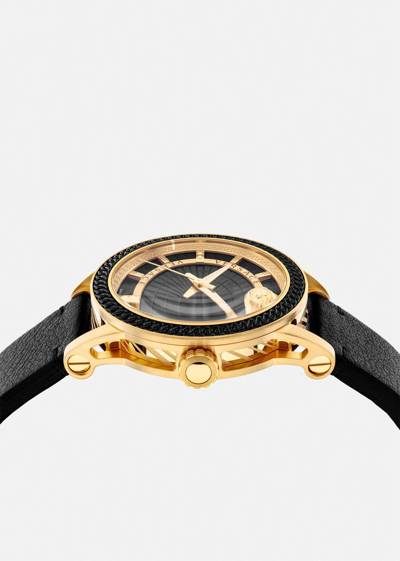 Shop Versace Code Watch In Black