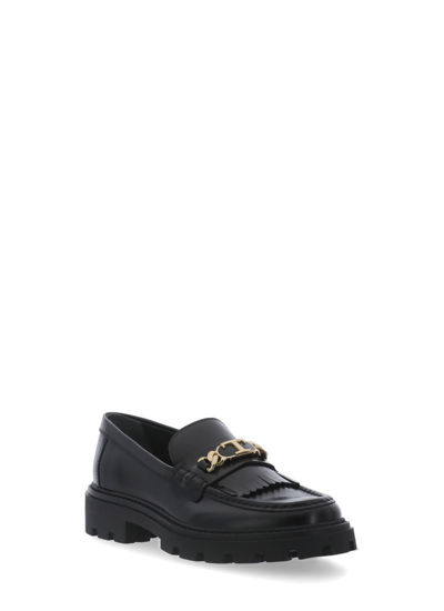 Shop Tod's Flat Shoes Black