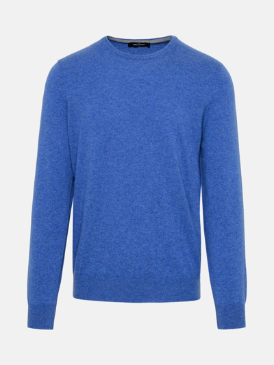 Shop Gran Sasso Light Blue Cashmere Sweater