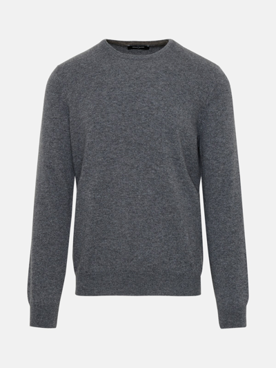 Shop Gran Sasso Grey Cashmere Sweater