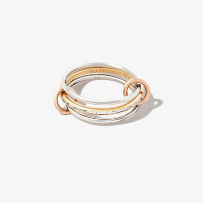 Shop Spinelli Kilcollin 18k White Gold Rhea Diamond Ring In Silver