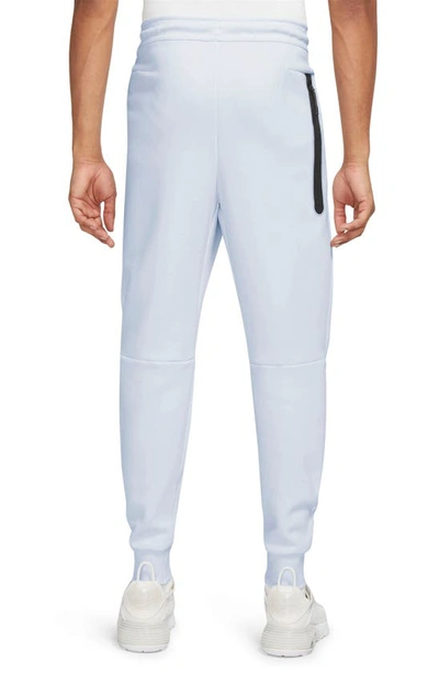 Shop Nike Tech Fleece Jogger Sweatpants In Football Grey/ White/ Black