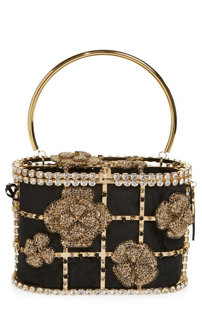 Shop Rosantica Spiga Holli Top Handle Bag In Multi Crystals