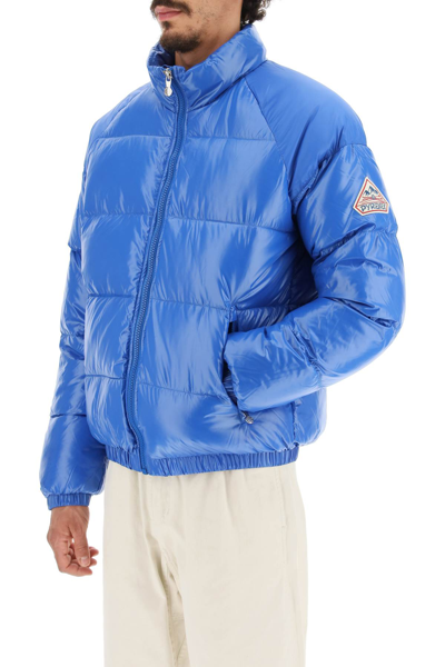 Shop Pyrenex 'vintage Mythic' Short Down Jacket In Blue