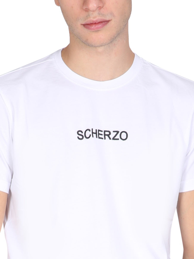 Shop Aspesi "scherzo" T-shirt In White