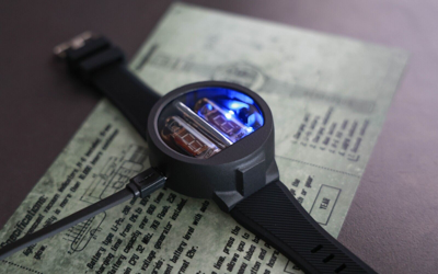 Pre-owned Nixoid Nixie Tube Watch Vfd Classic