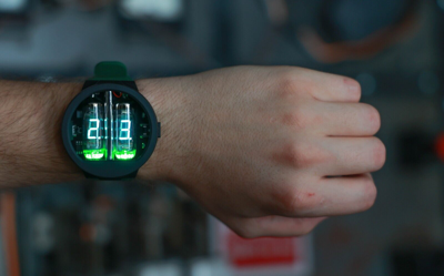 Pre-owned Nixoid Nixie Tube Watch Vfd Classic