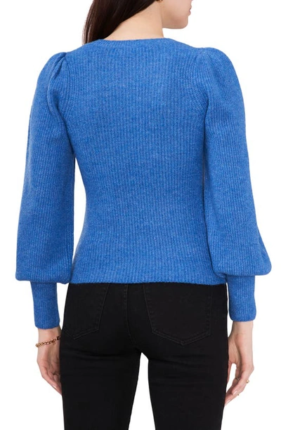 Shop 1.state Balloon Sleeve Sweater In Palace Blue