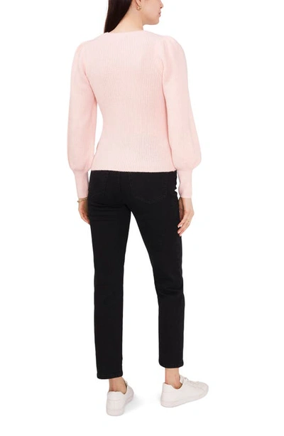 Shop 1.state Balloon Sleeve Sweater In Pink Lotus