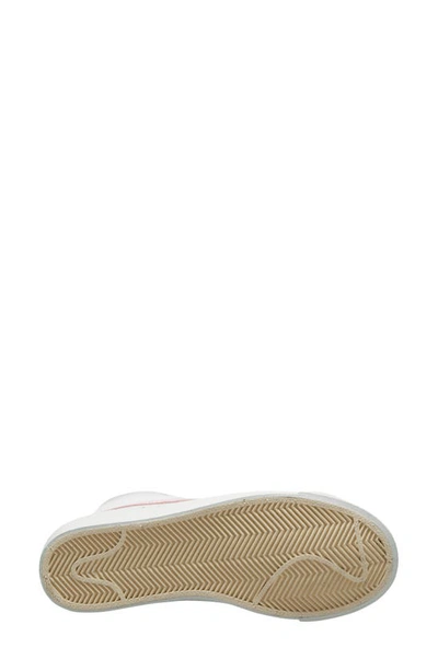 Nike Kids' Blazer Mid '77 Vintage Sneaker In White/ Pink/ Coconut Milk
