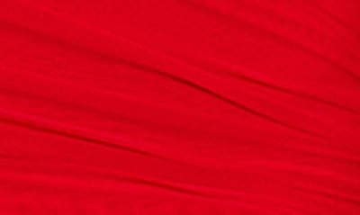 Shop House Of Cb Valentina Asymmetric Cutout One-shoulder Midi Dress In Scarlet