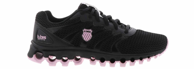Pre-owned K-swiss Tubes Comfort 200 Women's Sneakers Medium & Wide In Black / Pink