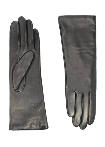 Shop Agnelle Classic Lambskin Leather Gloves In Cuivre