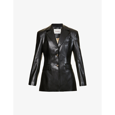 Nanushka Single-breasted Blazer In Black