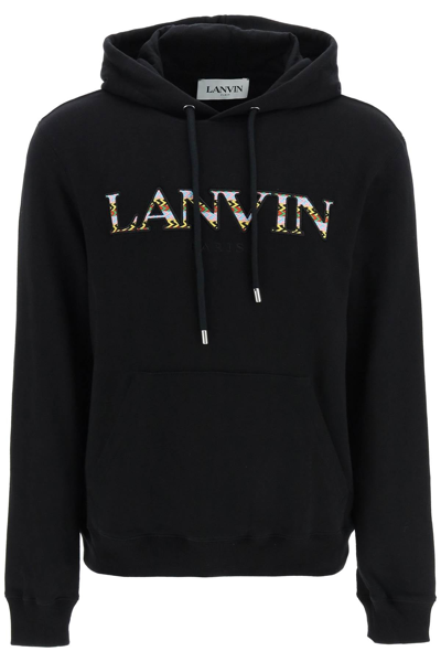 Shop Lanvin 'curb' Hoodie In Black