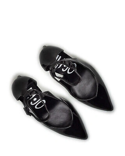 Pre-owned Liu •jo Women's Shoes Heels Liu Jo Vickie 132 Black Ex004 Black