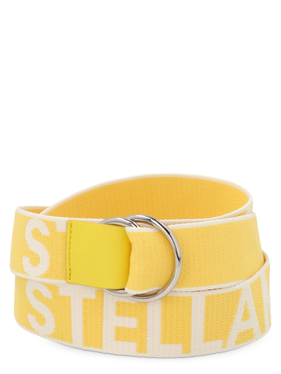 Shop Stella Mccartney Women's Belts -  - In Yellow Synthetic Fibers