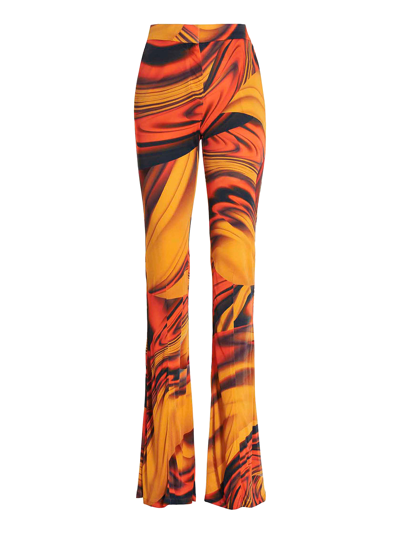 Shop Attico 'rachel' Pants In Orange
