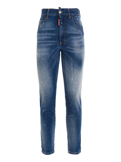 Shop Dsquared2 Women's Jeans -  - In Blue Cotton