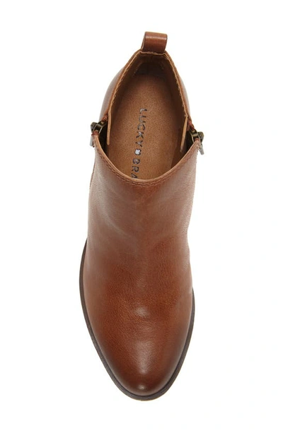Lucky Brand Basel Bootie In Toffee