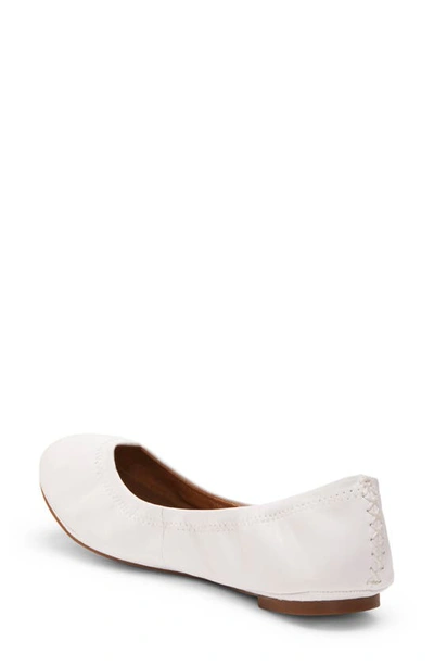 Shop Lucky Brand 'emmie' Flat In Bright White