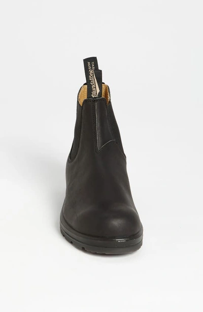 Shop Blundstone Chelsea Boot In Black Leather