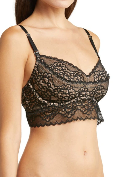 The Dairy Fairy Ayla Underwire Nursing & Hands Free Pumping Bra In Black